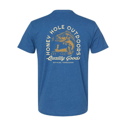 Bass n Boat - Heather Cool Blue -Honey Hole