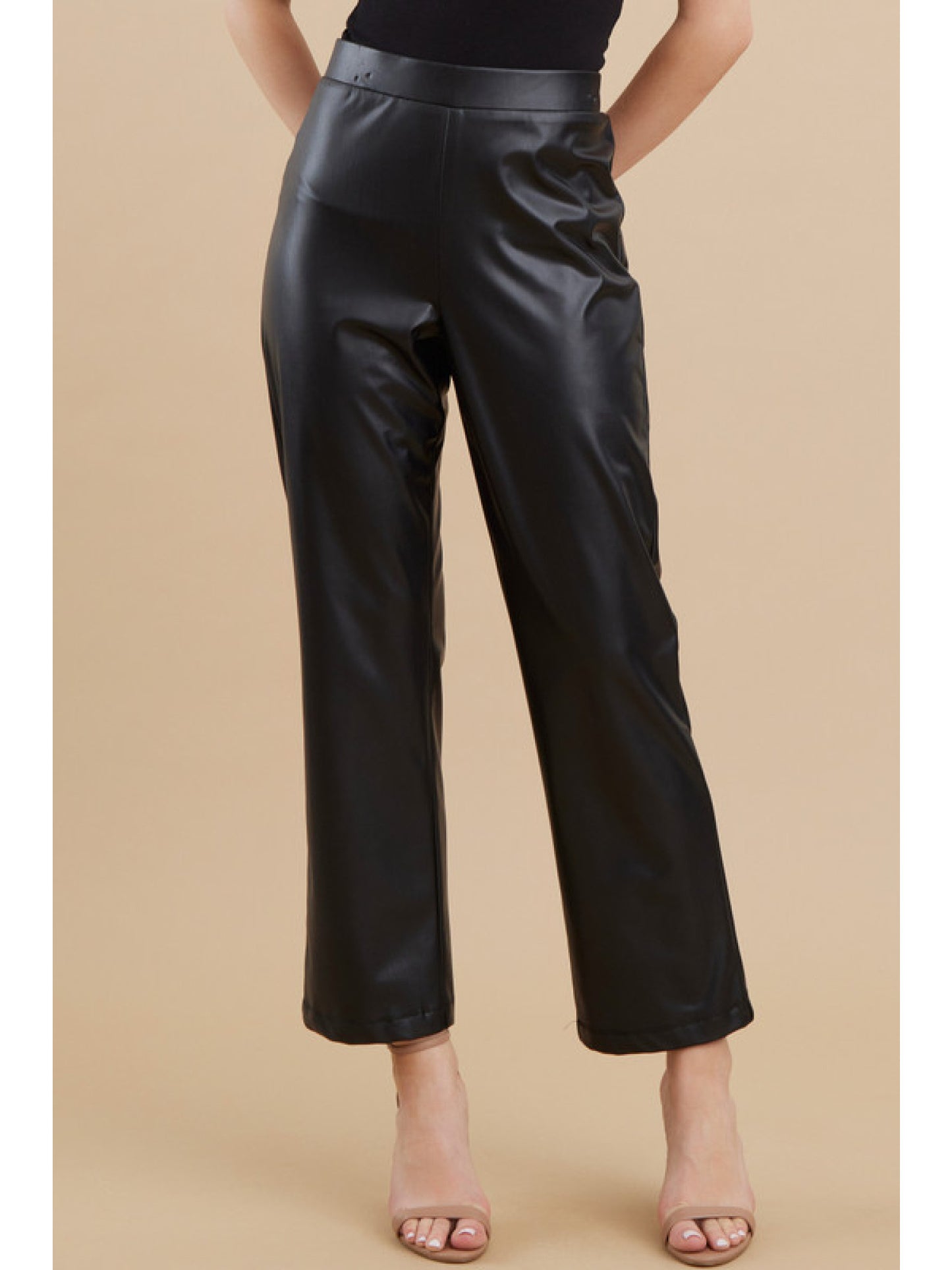 Jodifl Faux Leather Flare Pants