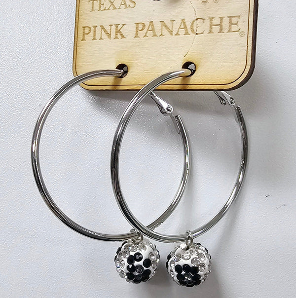SILVER HOOP EARRING