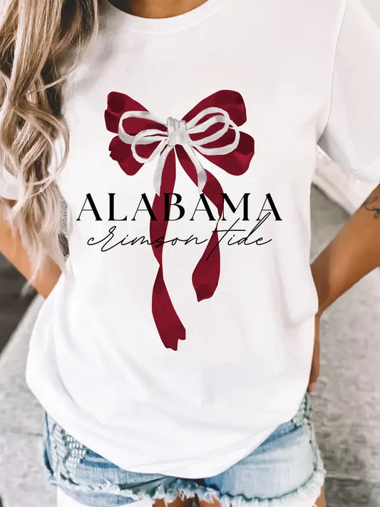 Alabama Collegiate Bow Tee