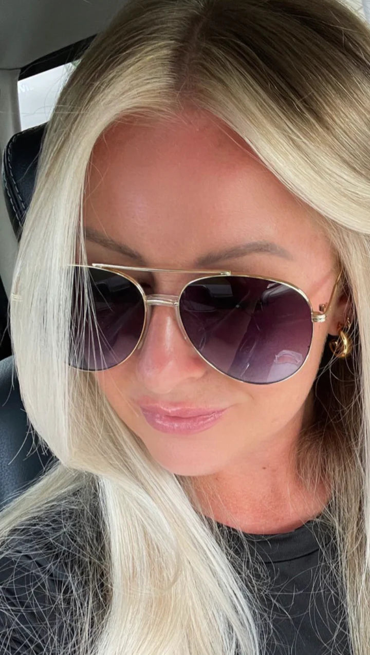 Ace in Black Ombre Sunglasses