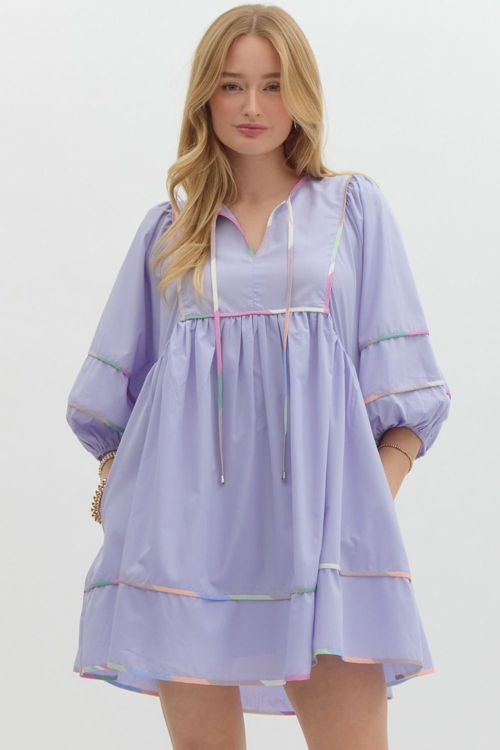 Lavendar Fields Mini Dress