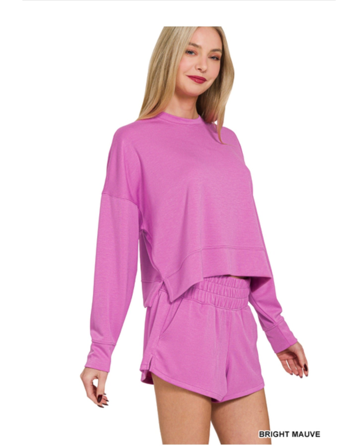 Scuba long sleeve sweatshirts & shorts set