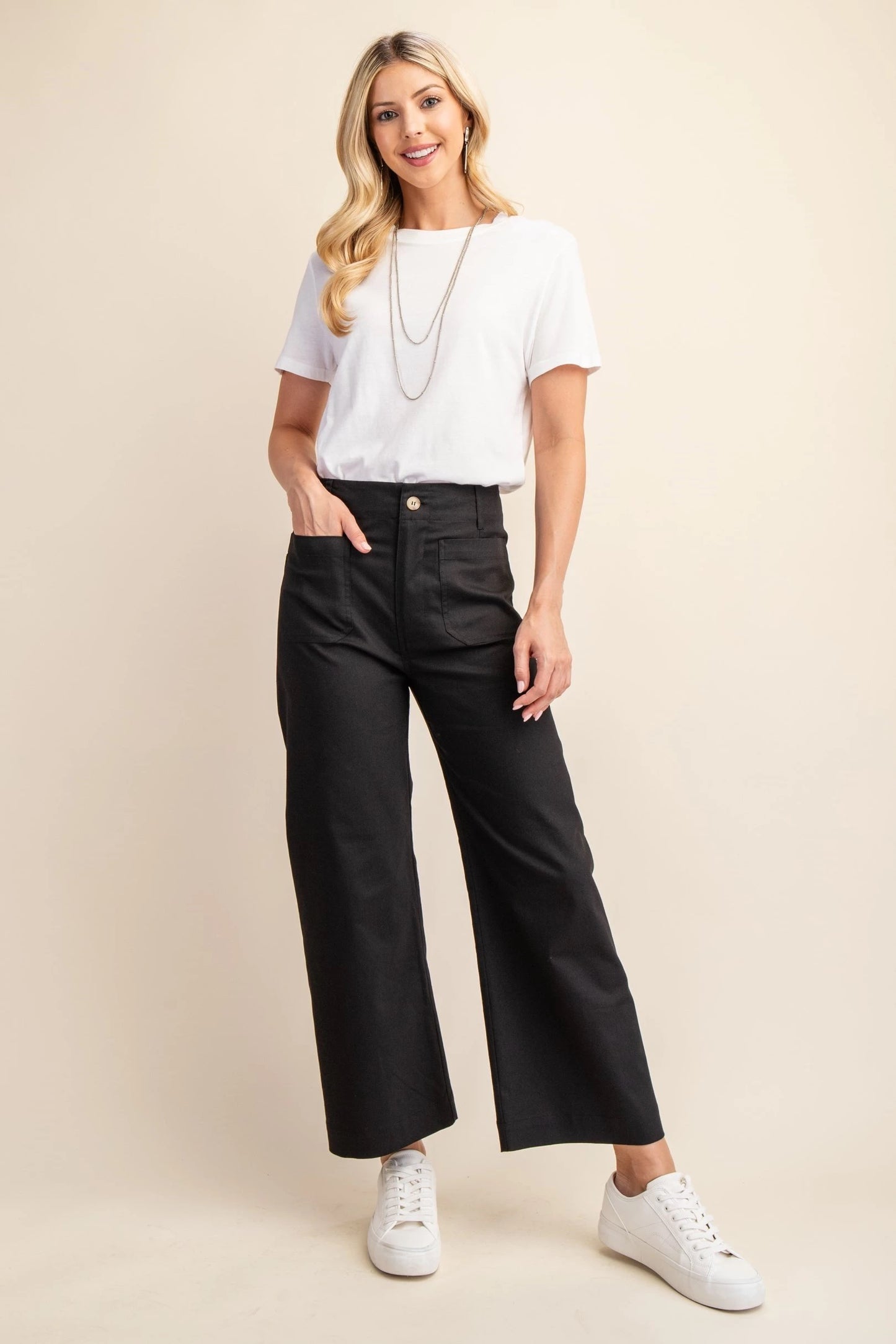 Field of Sunflowers cropped pants