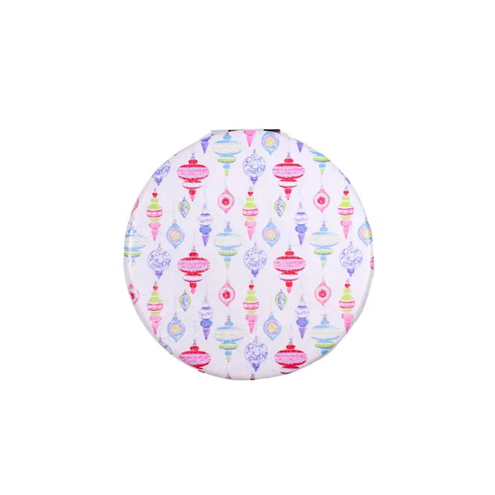 Whimsical Wonders Pocket Mirror White/Multi 2.75"