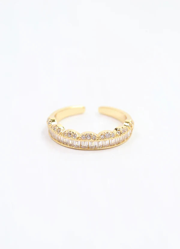 Pettiford CZ Ring Gold