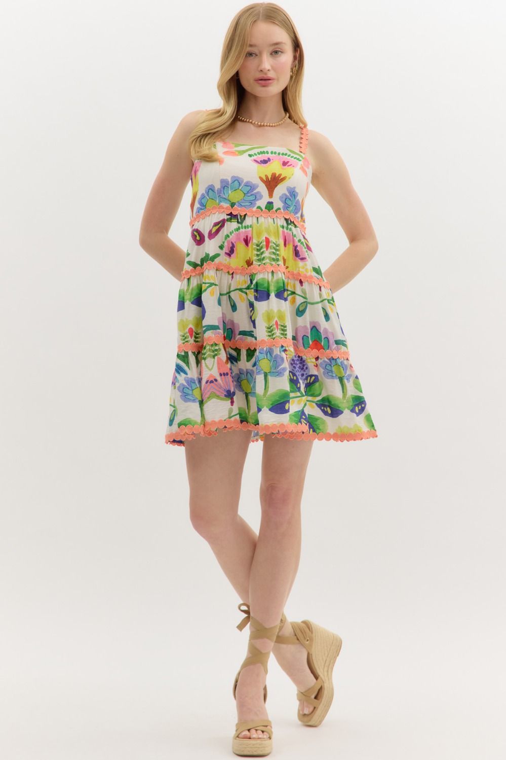 Blooms of Color Mini Dress