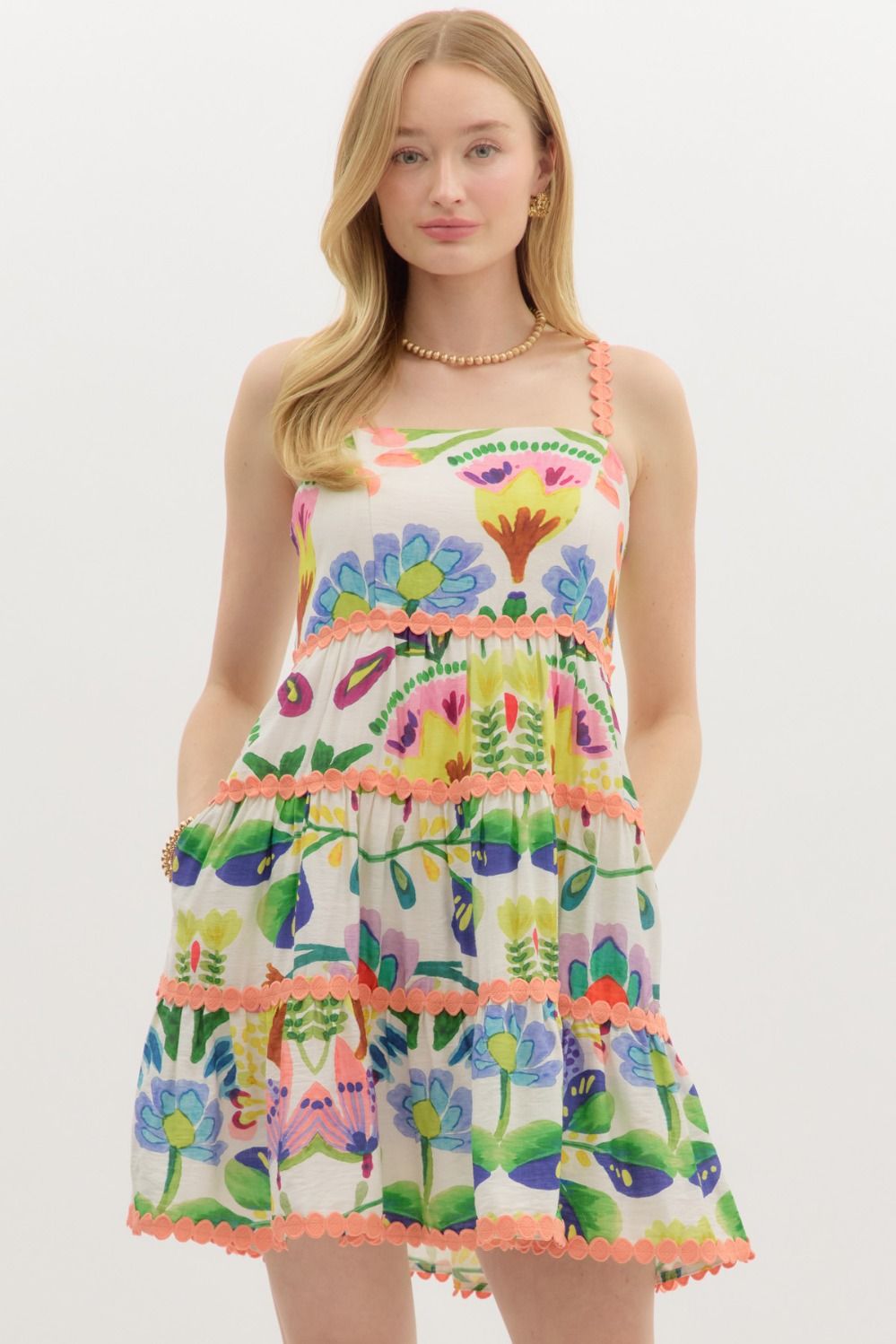 Blooms of Color Mini Dress