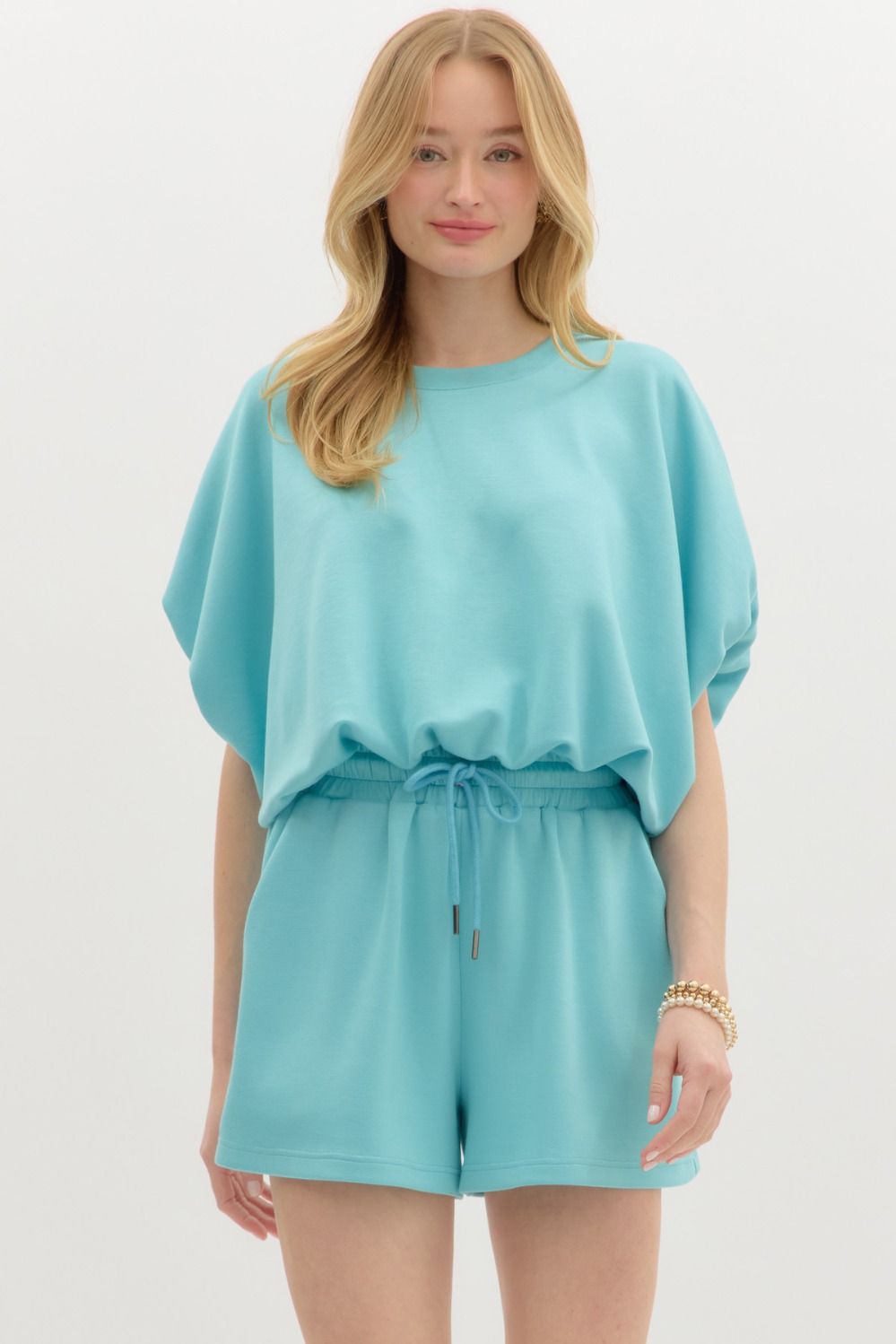 Short Set with Bubble Sleeves