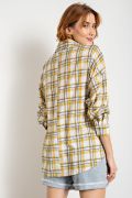 EASEL PLAID BUTTON DOWN SHIRT LONG SLEEVE