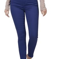 ZENANA HIGH-RISE SKINNY COLOR DENIM PANTS