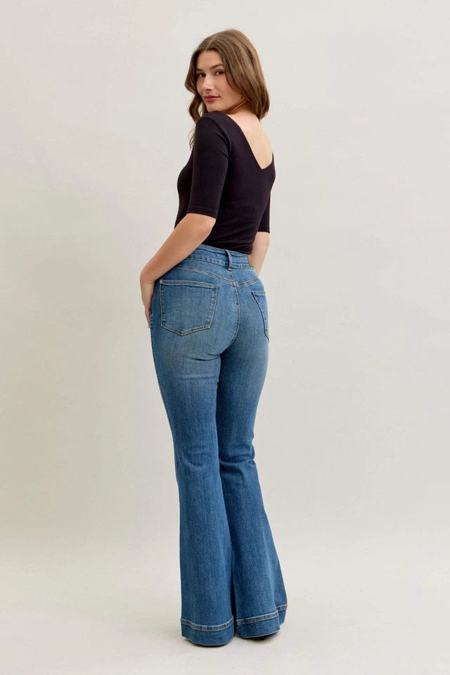 HW Flare Tummy Control Double Button JB