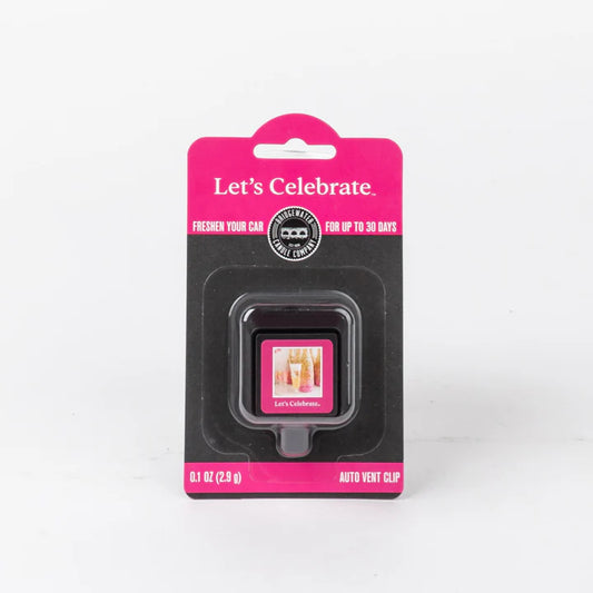 Auto Vent Clip-Let's Celebrate