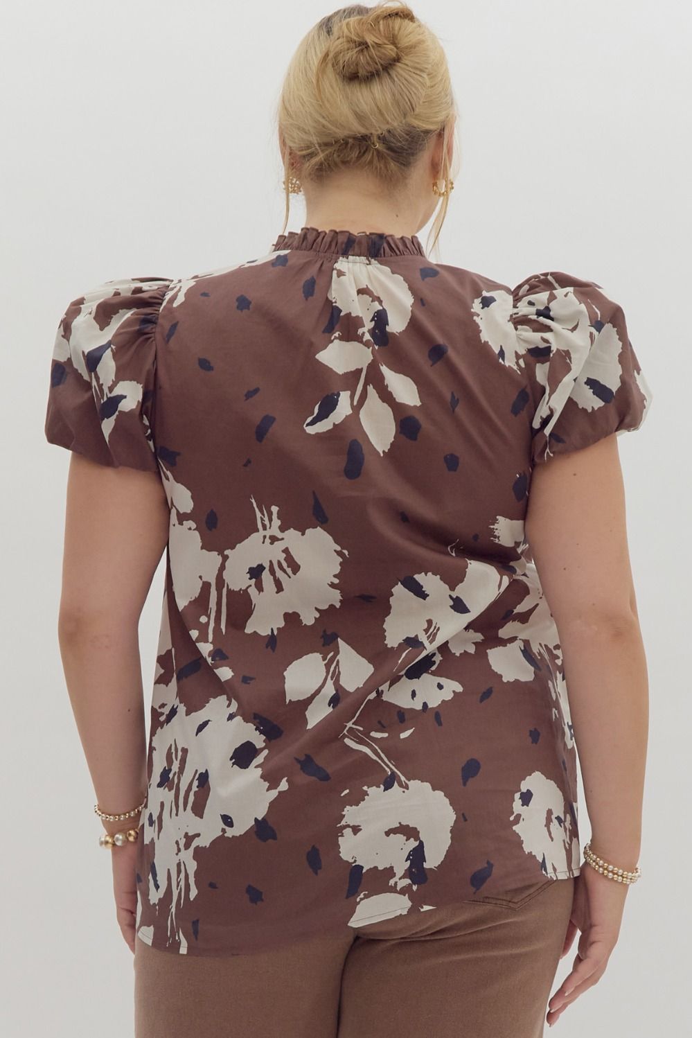 Chestnut Short Sleeve Top