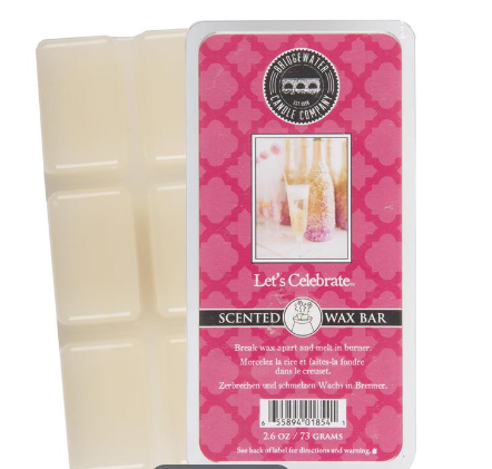Bridgewater Scented Wax Bars Let's Celebrate
