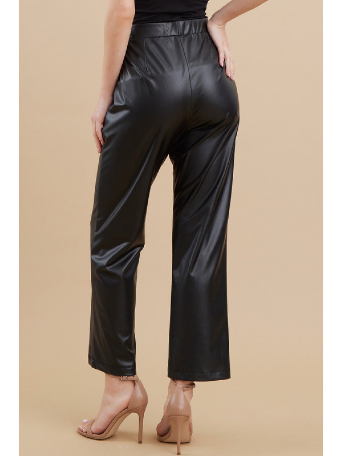 Jodifl Faux Leather Flare Pants