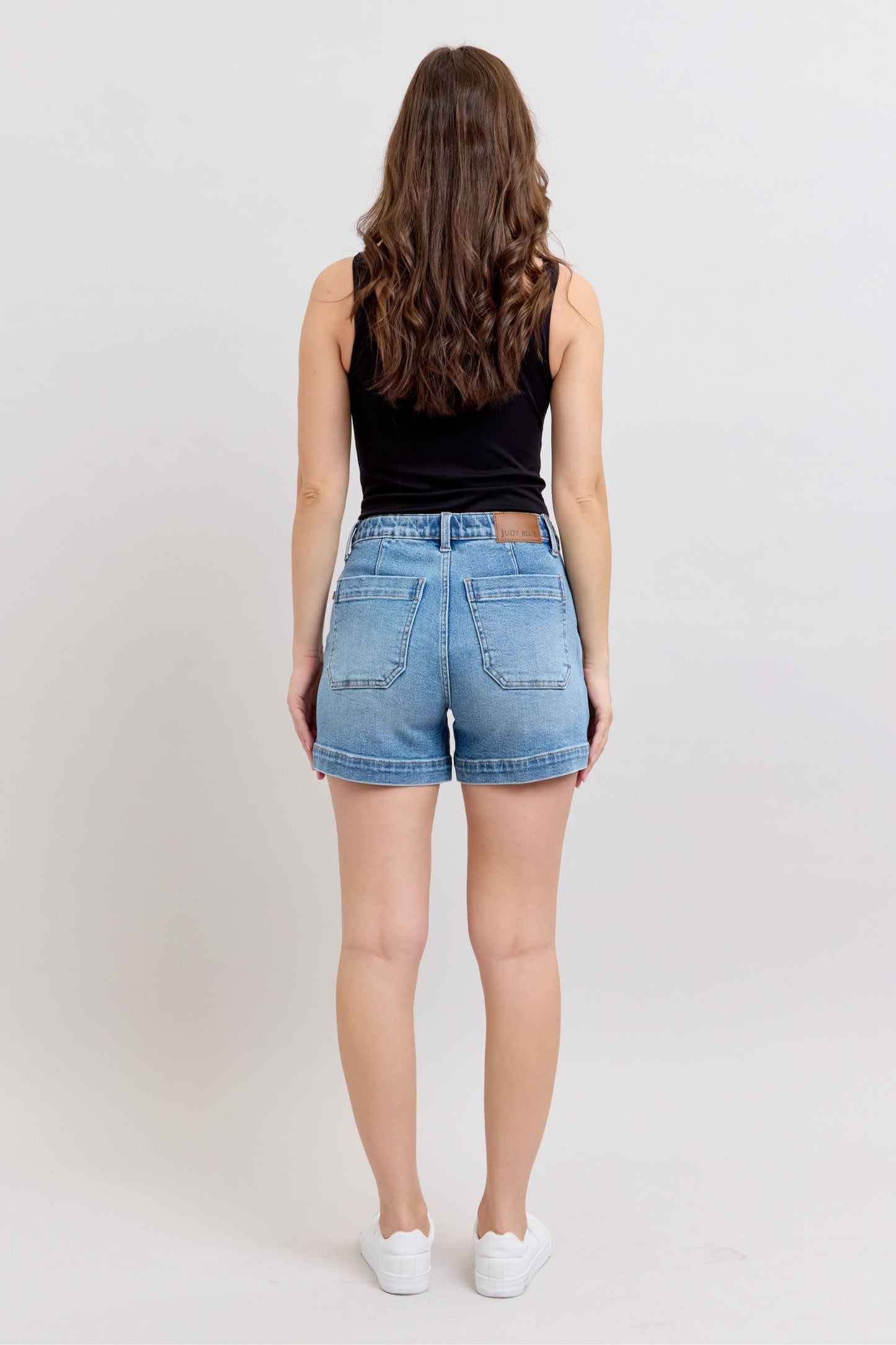 Judy Blue High Waist Vintage Wash Jogger Shorts