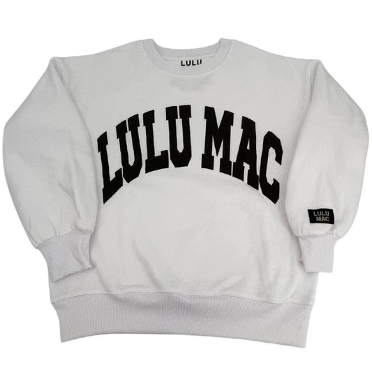 Lulu Mac Sweatshirt White/Black