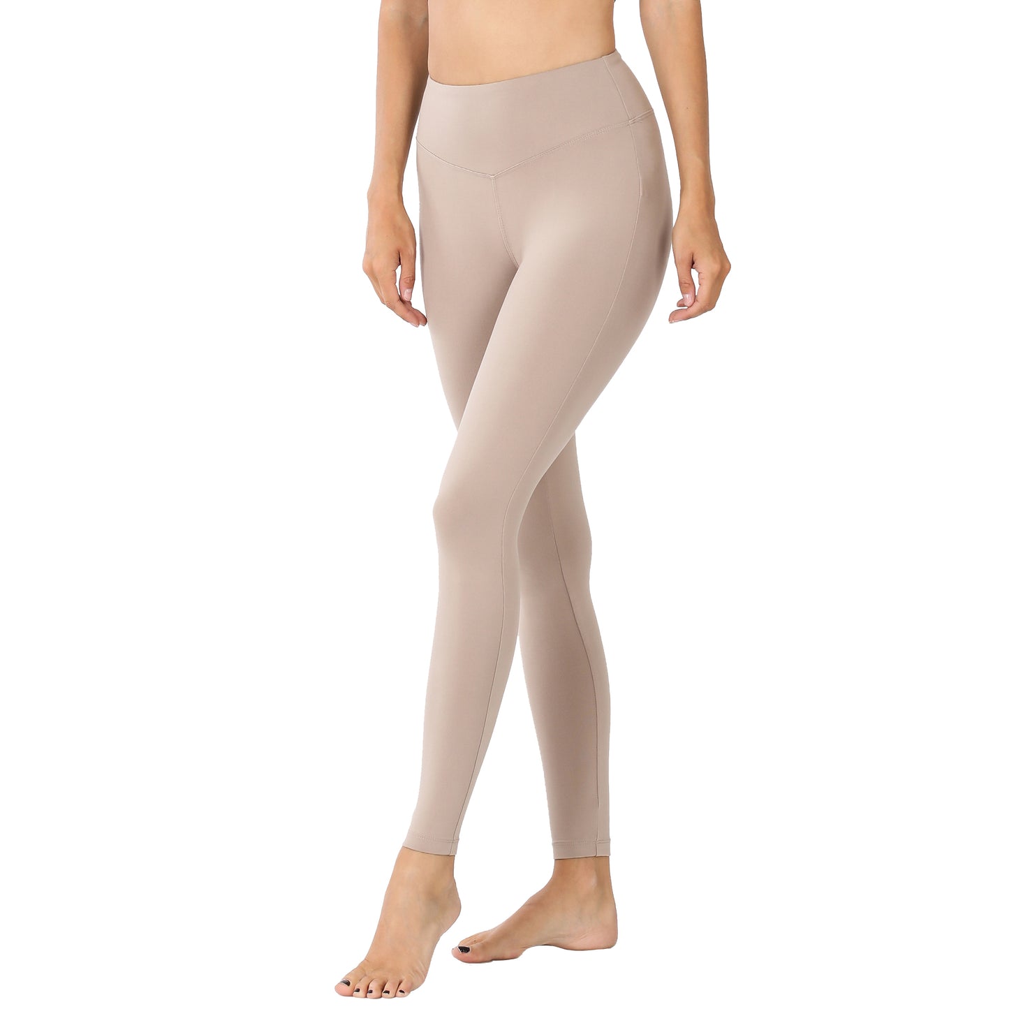 Zenana Outfitters, Pants & Jumpsuits, X Plus Size Almond Brushed  Microfiber Full Length Leggings