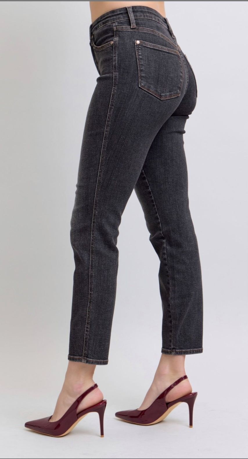 Tummy Control Judy Blue Jeans - Black