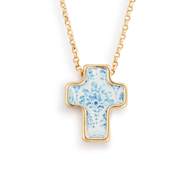 Artful Cross Necklace - Hope and Love