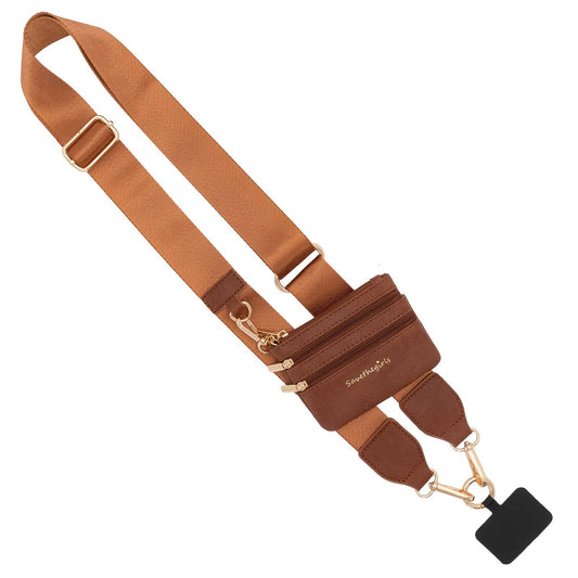 Clip & Go Phone Lanyard with Wallet - Neutral Collection