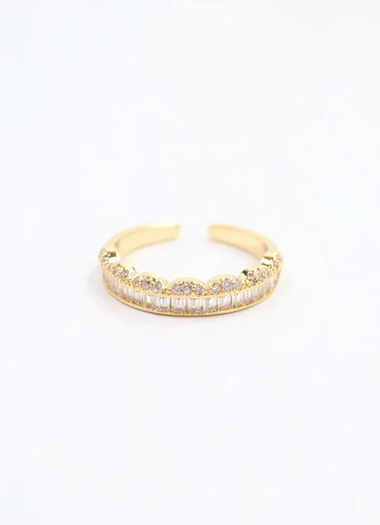 Pettiford CZ Ring Gold