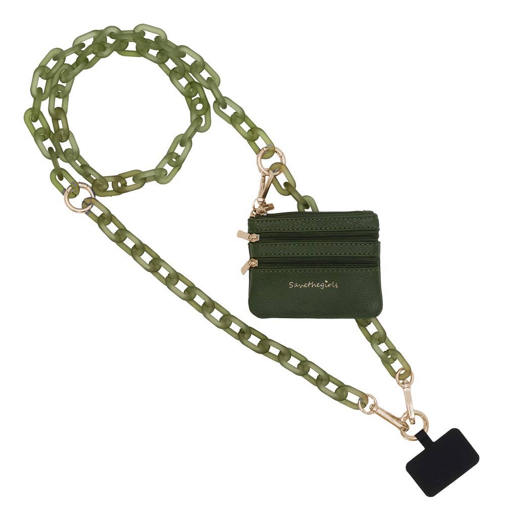 Clip & Go Crossbody Ice Chain Phone Accessory 