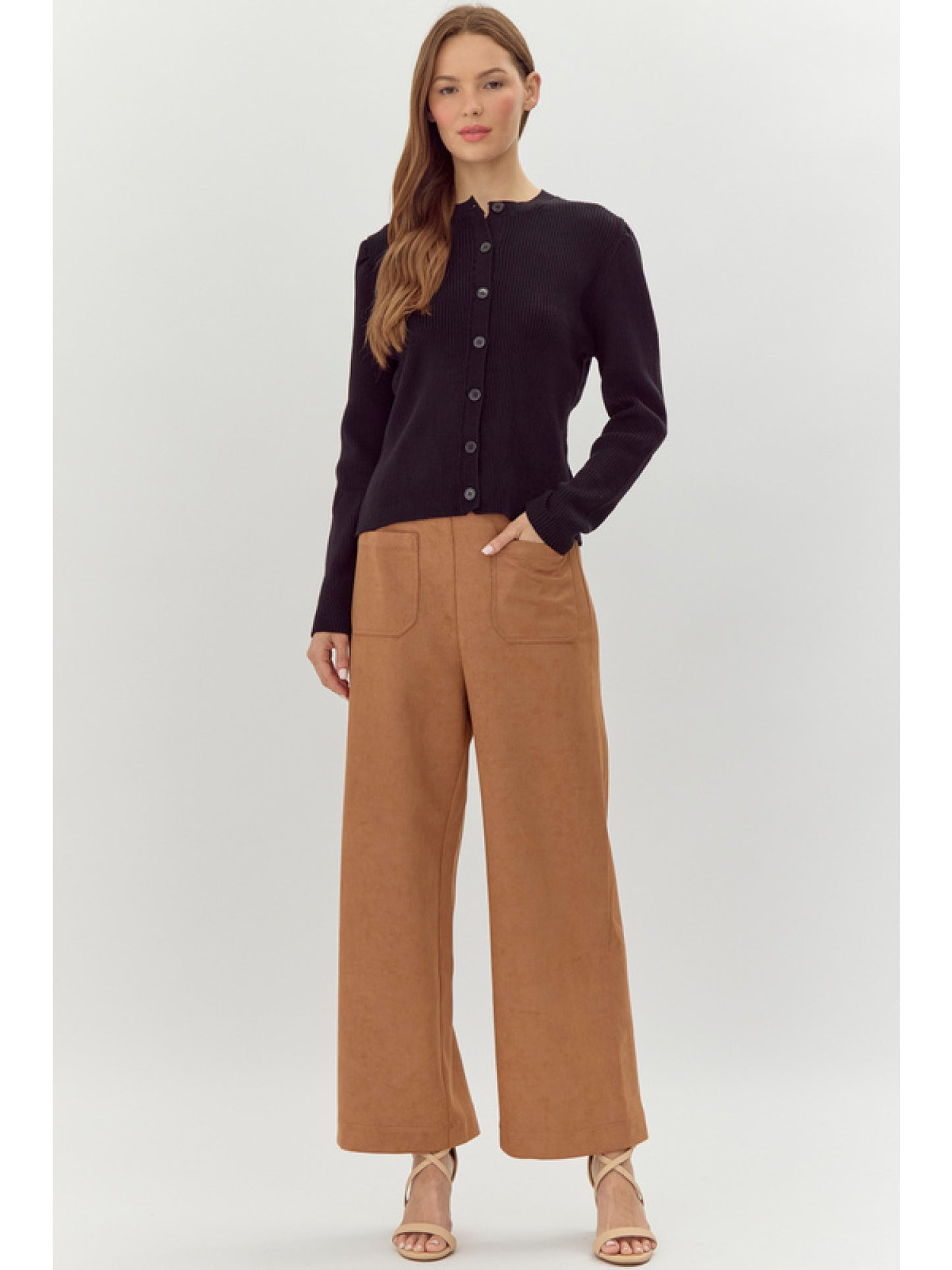 Faux Suede Pants