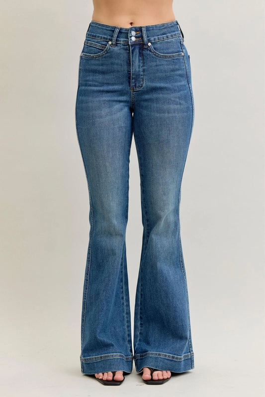 HW Flare Tummy Control Double Button JB