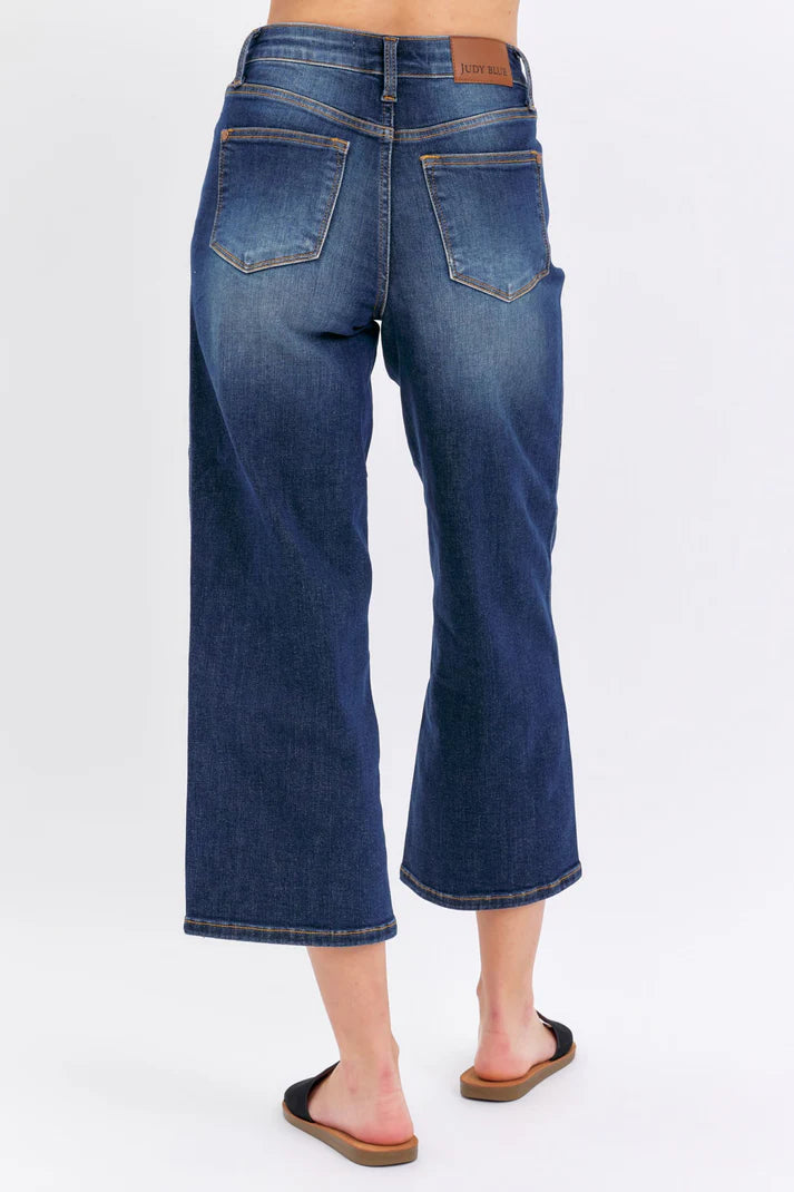 MR Tummy Control Wide Leg Judy Blue Jeans