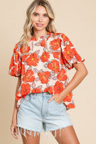 Flower Print Top