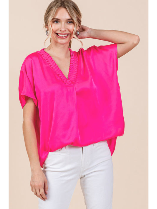 Jodifl Hot Pink Darling Top