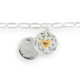 Love you Locket Bracelet - Gold and Silver