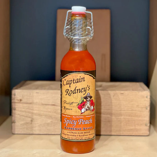 Captain Rodney's Private Reserve - Spicy Peach Barbeque Boucan Sauce